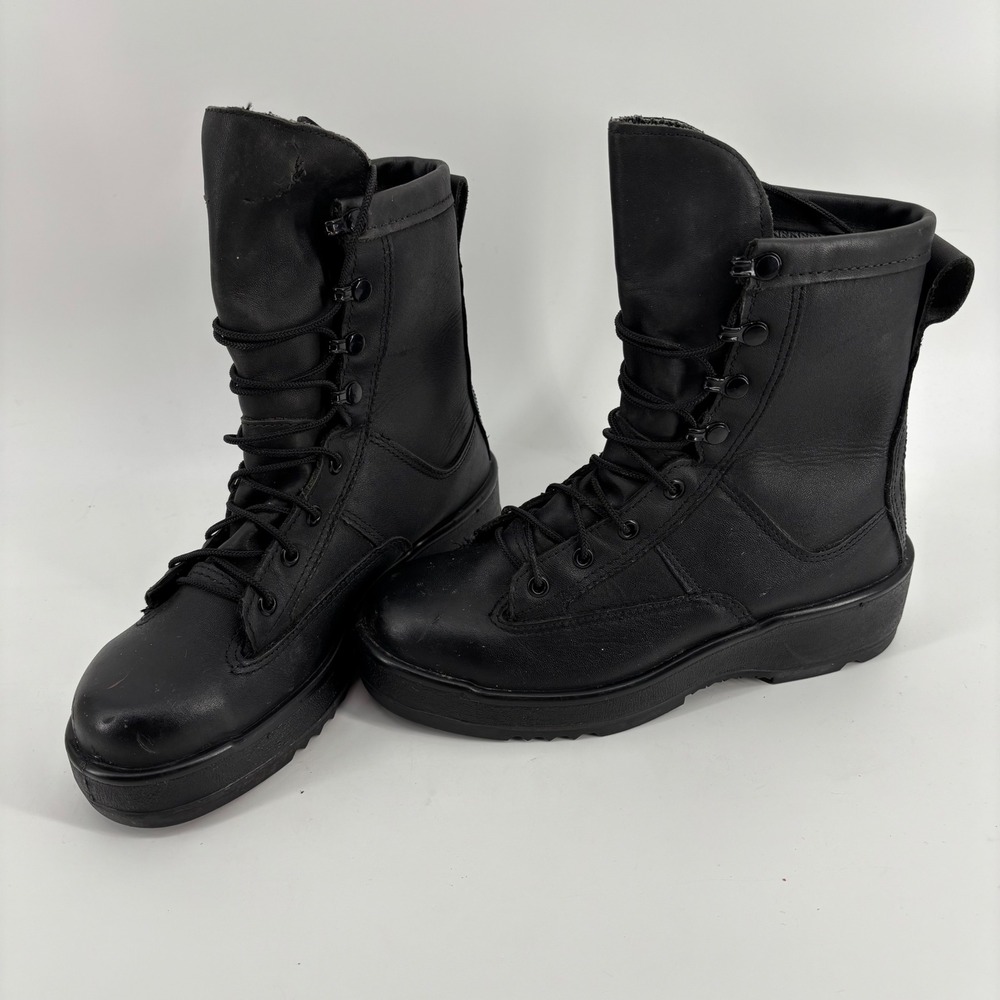 Rocky 795B Flight Deck Boots Mens 4.5 W Womens 6.5 W Black Leather Gore-Tex